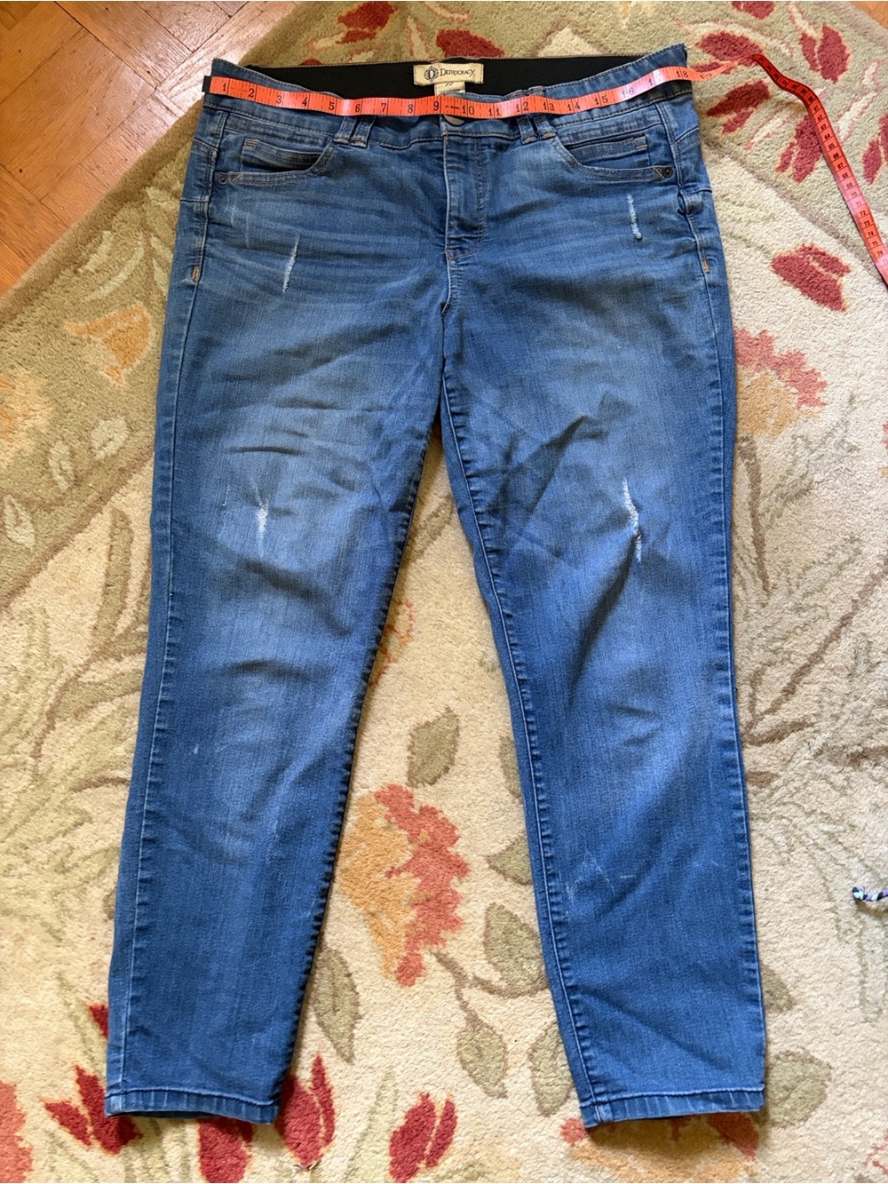 Democracy Ab solution distressed jeans 12